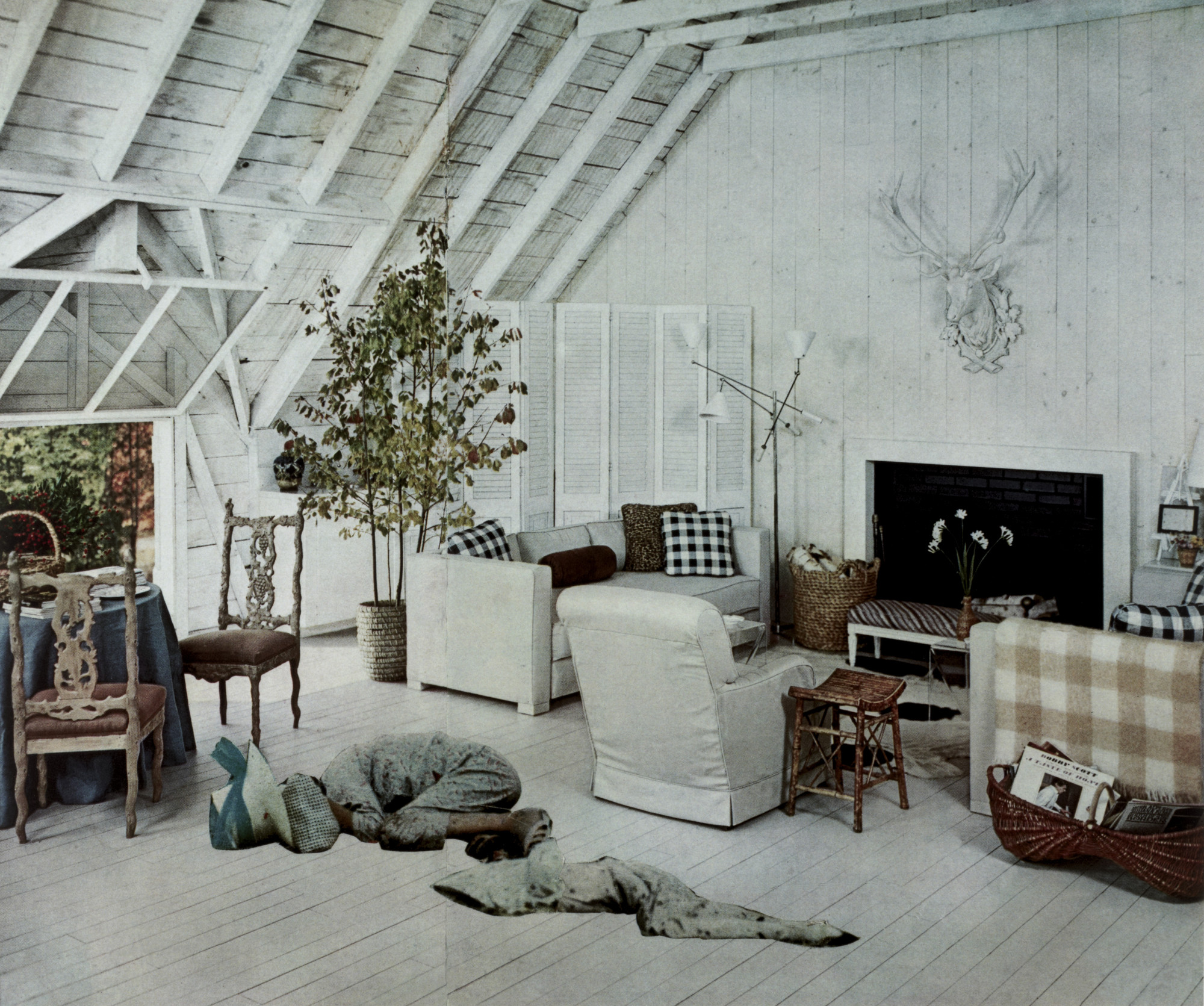 Martha Rosler. Roadside Ambush from the series House Beautiful: Bringing  the War Home. c. 1967-72 | MoMA